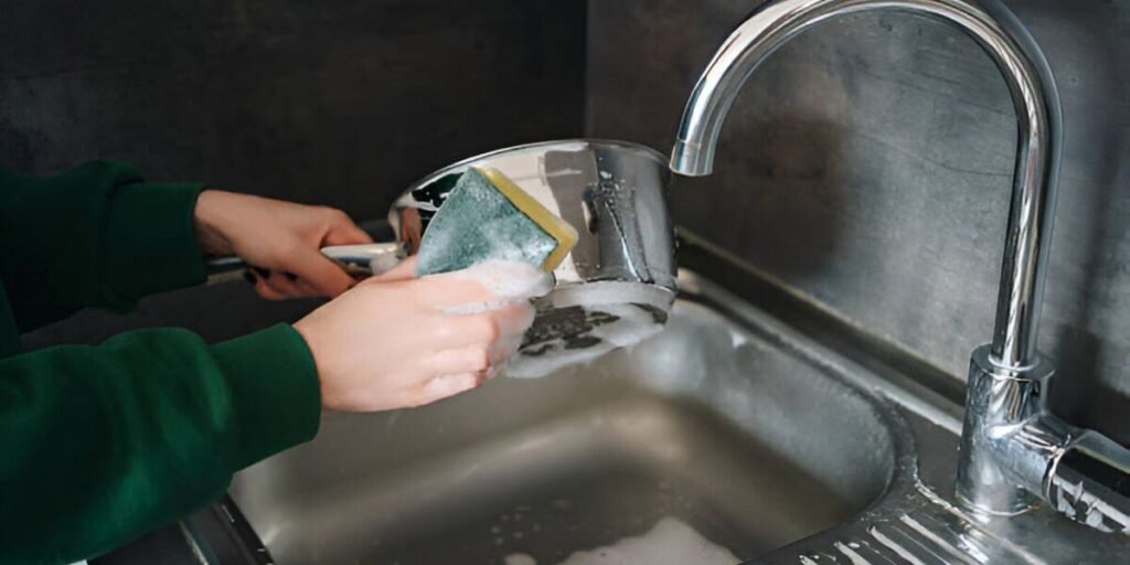 Clean Burnt Stainless Steel Pot