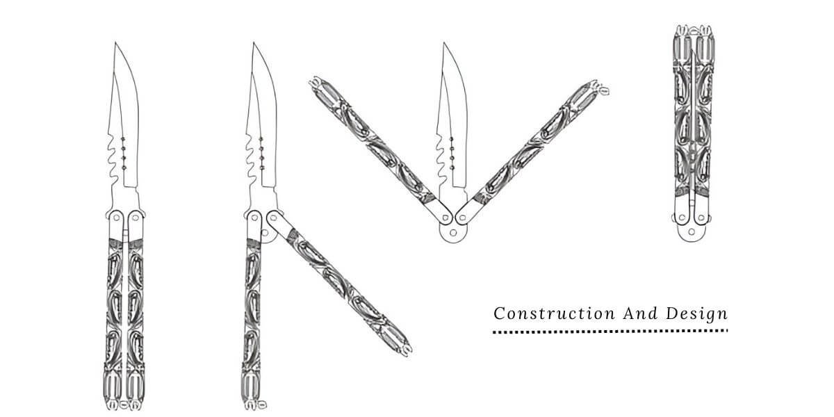 Construction And Design in Butterfly Knife
