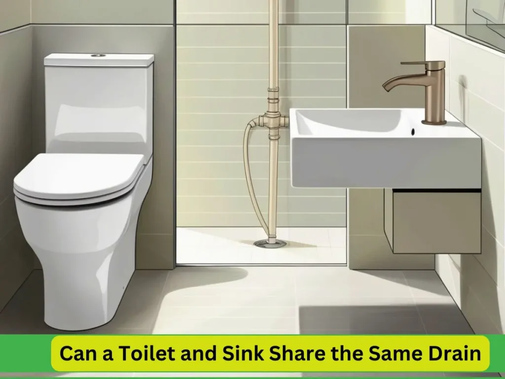 Can a Toilet and Sink Share the Same Drain