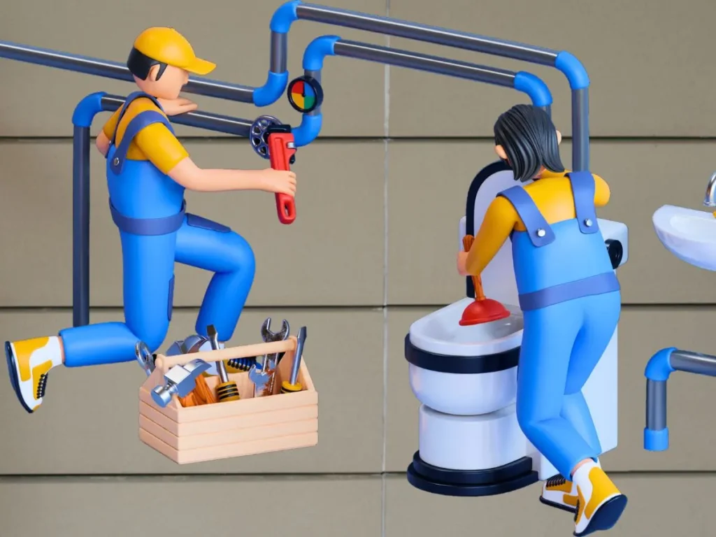 drain waste adn vent line installation