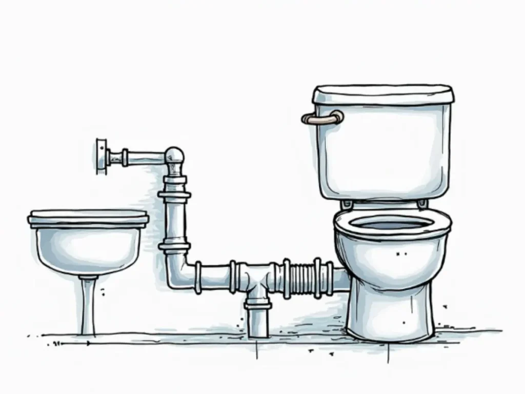 Can a Toilet and Sink Share the Same Drain