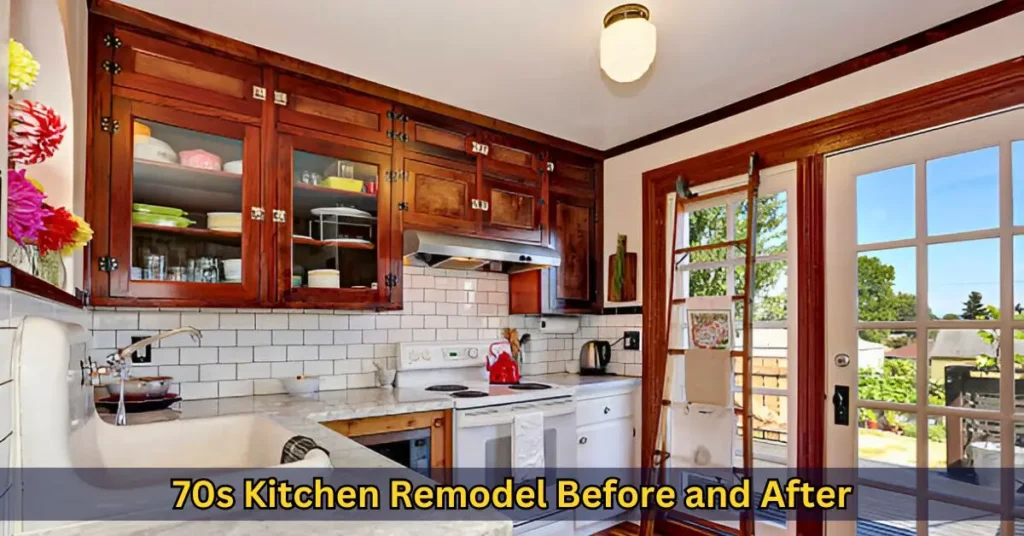 70s Kitchen Remodel Before and After