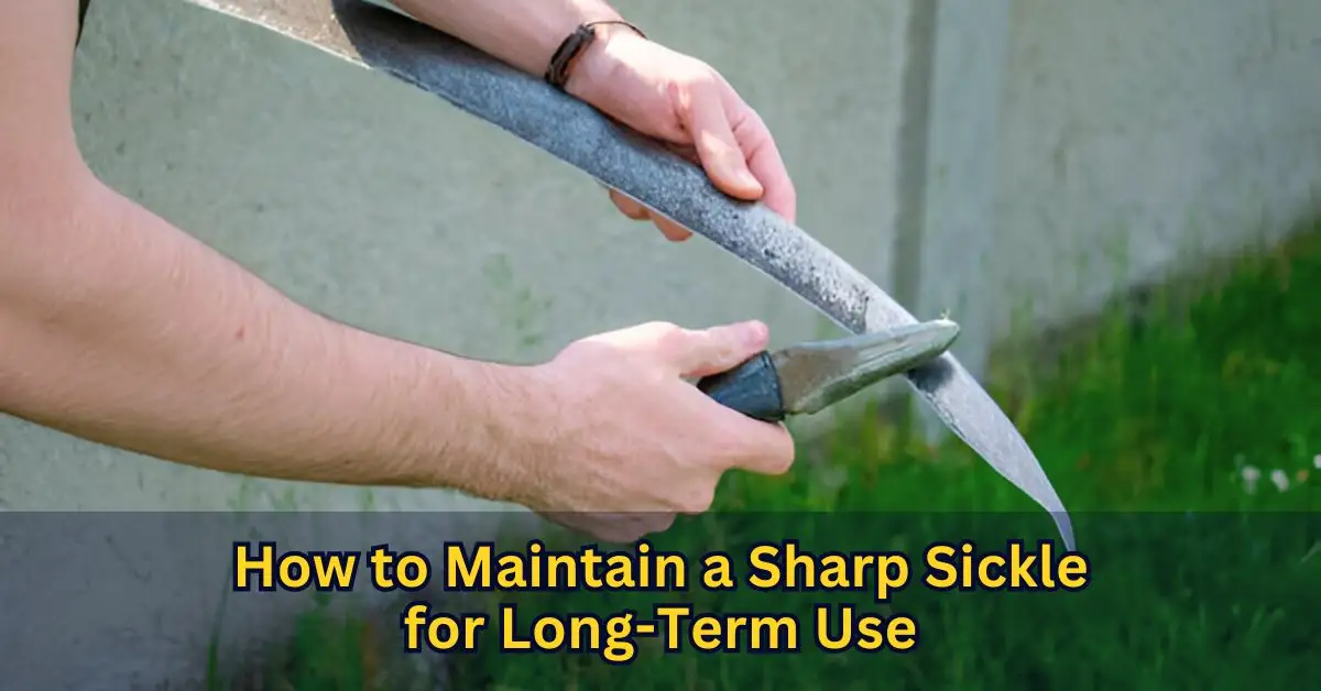 How to Sharpen a Sickle
