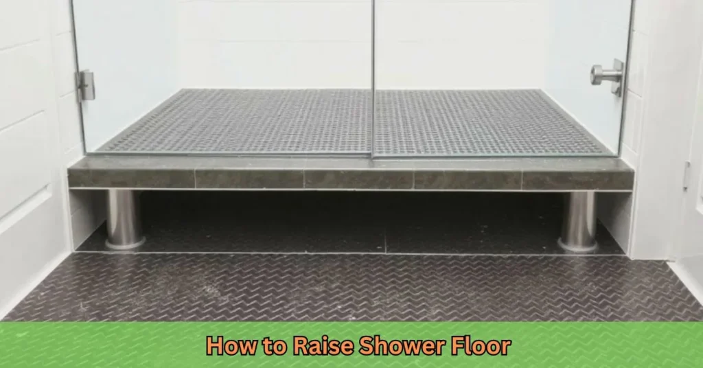 How to Raise Shower Floor