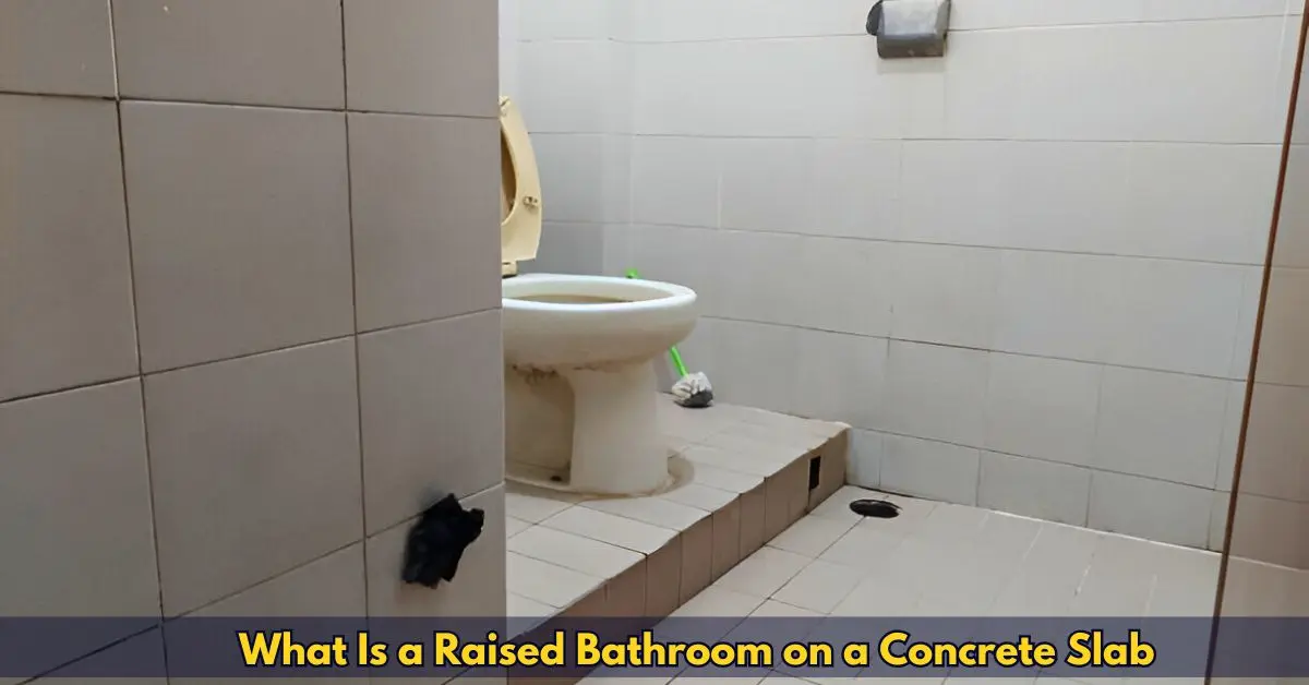 Raised Bathroom on Concrete Slab