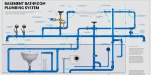 Basement Bathroom Plumbing Diagram